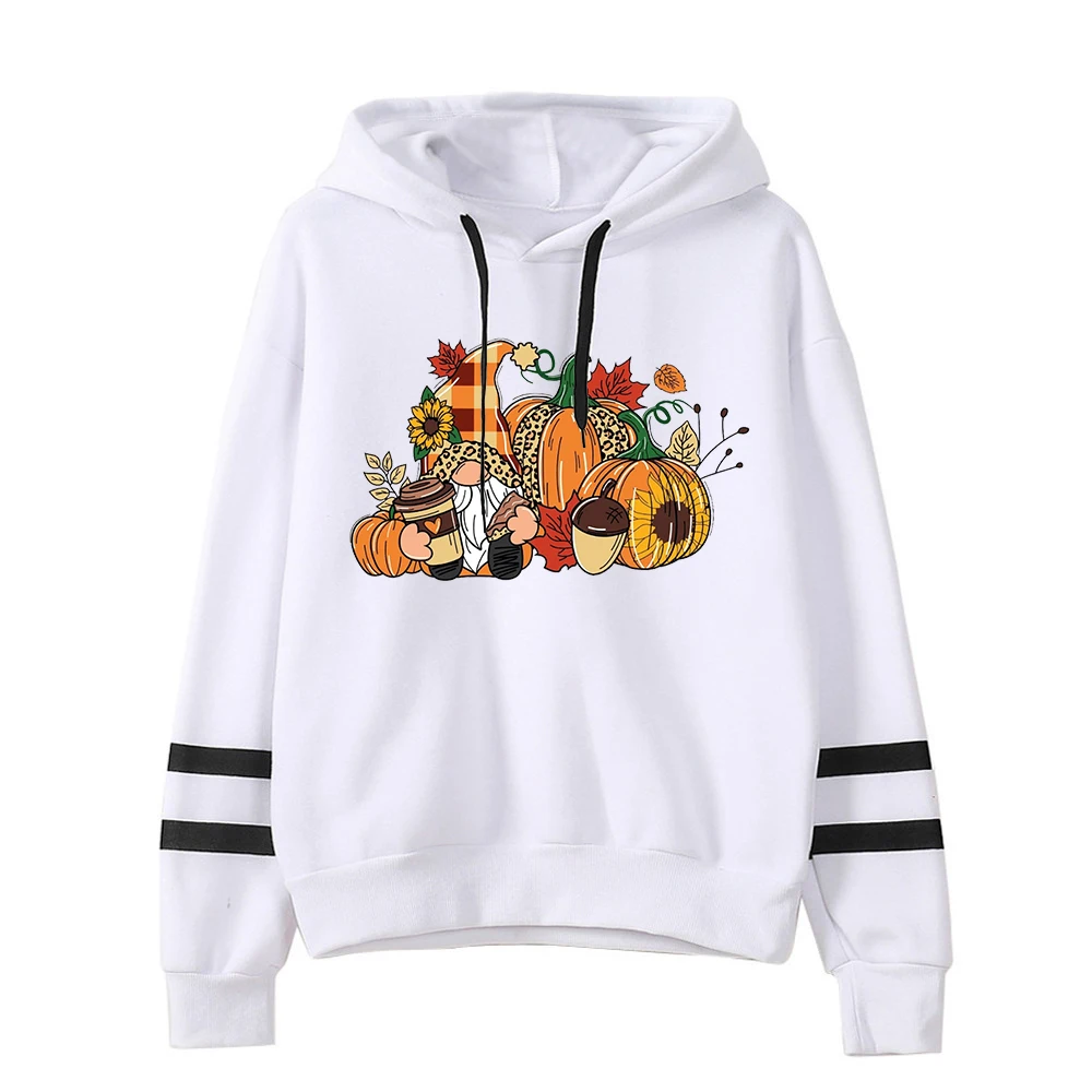 

Thanksgiving Gnome SweatShirt Gnome Hoodies Pumpkin Happy Thanksgiving Winter Clothes Women Hello Fall Thanksgiving Gift L