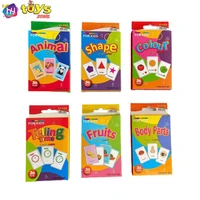 36pcs children cognition cards body parts animal fruits double side flashcards montessori baby kids early educational toys gifts