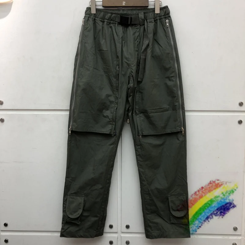 

Multi-pocket Pants Men Women Drawstring Multi-pocket Zipper Functional Tooling Tactical Men's Trousers Overalls