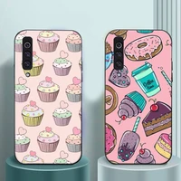 cupcake cake dessert kawaii cartoon phone case for samsung galaxy a s note 10 12 20 32 40 50 51 52 70 71 72 21 fe s ultra plus