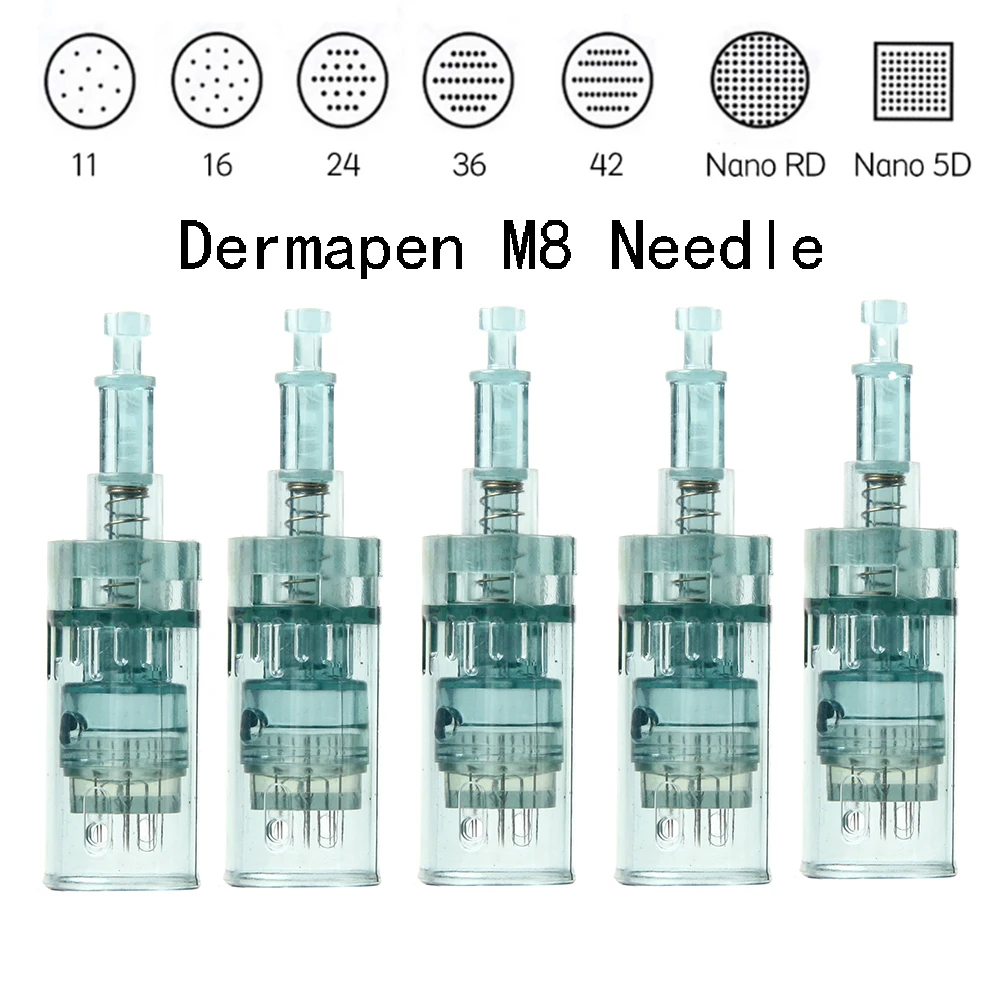 agujas dermapen professional microneedling needles mesoterapia dermografo cartucho dermapen m8 needles for skin care