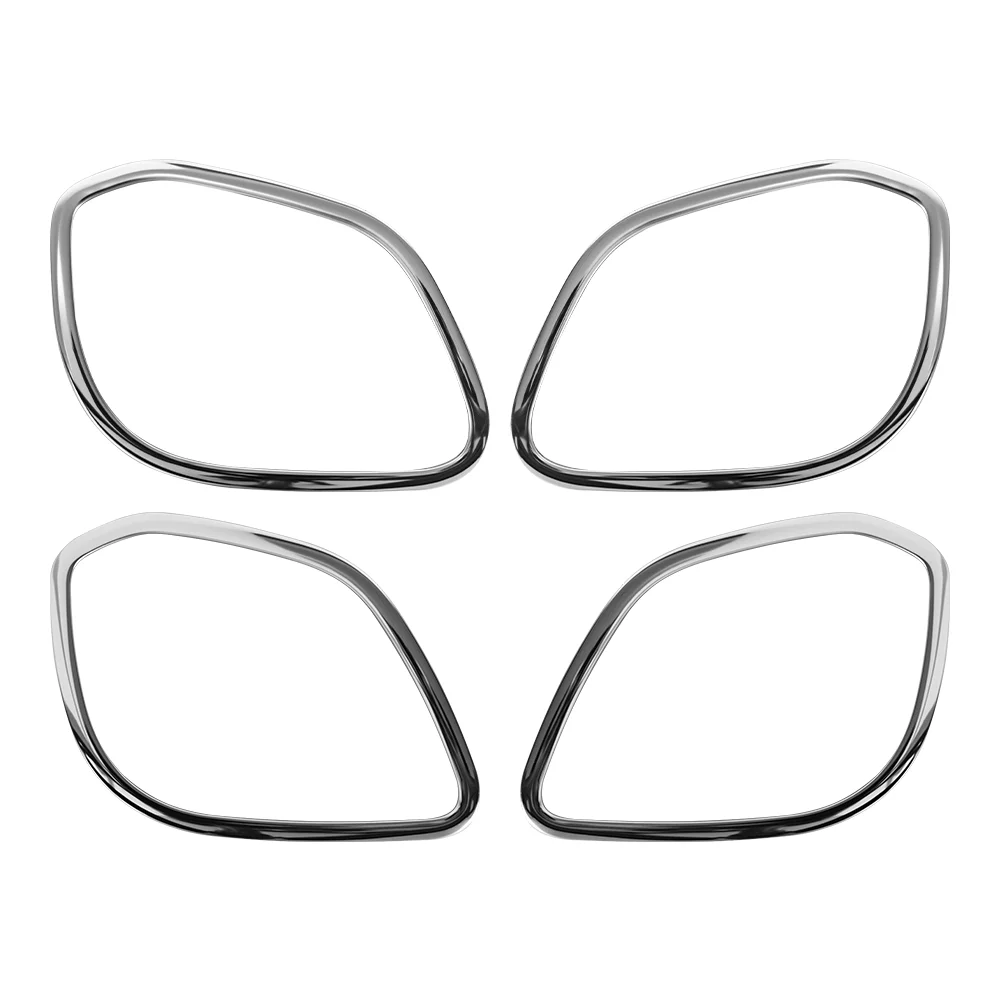 

Car Styling Stainless Steel Door Speaker Stereo Sound Cover Decorative For ACCENT SOLARIS 2015-2022