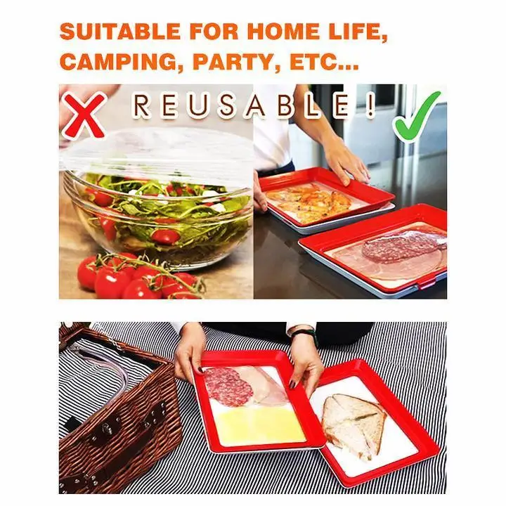 Креативный пищевой вакуумный пластиковый лоток для сохранения пищевых