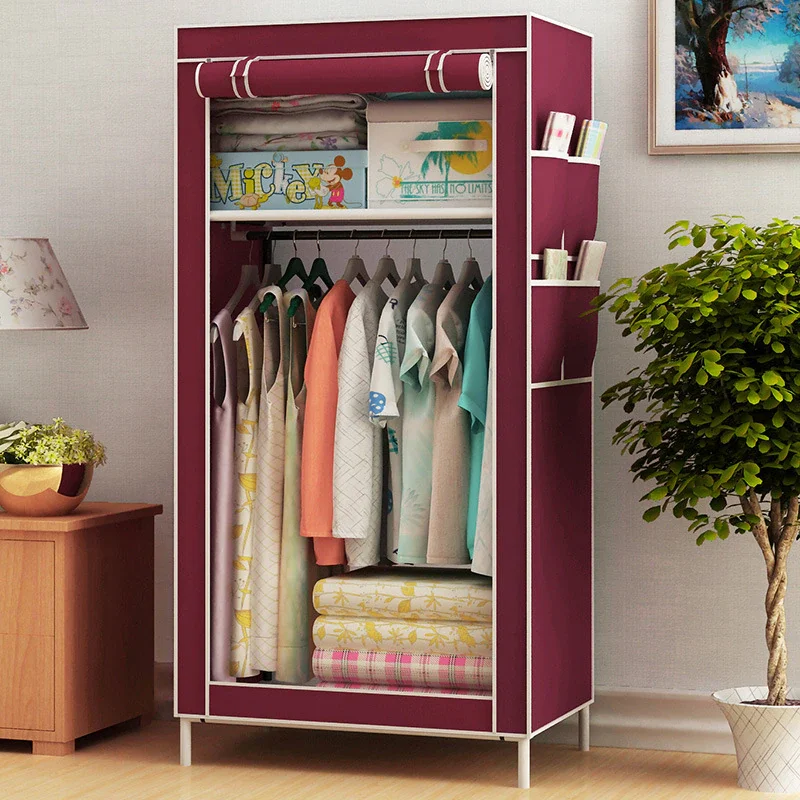 

Simplicity Small Wardrobe Cloth Wardrobe Students Wardrobe Rugged Thick Korean Style Wardrobe Single Person