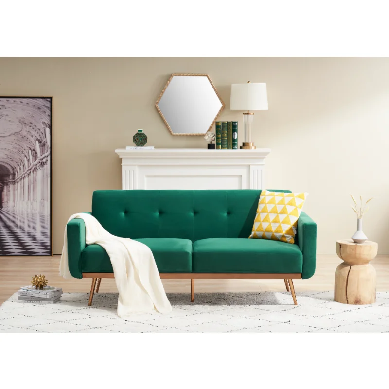 

[Flash Deal][новый продукт + ВИДЕО] современный розовый бархатный диван с бархатным песком для гостиной с двумя диванами средней длины и двумя под...