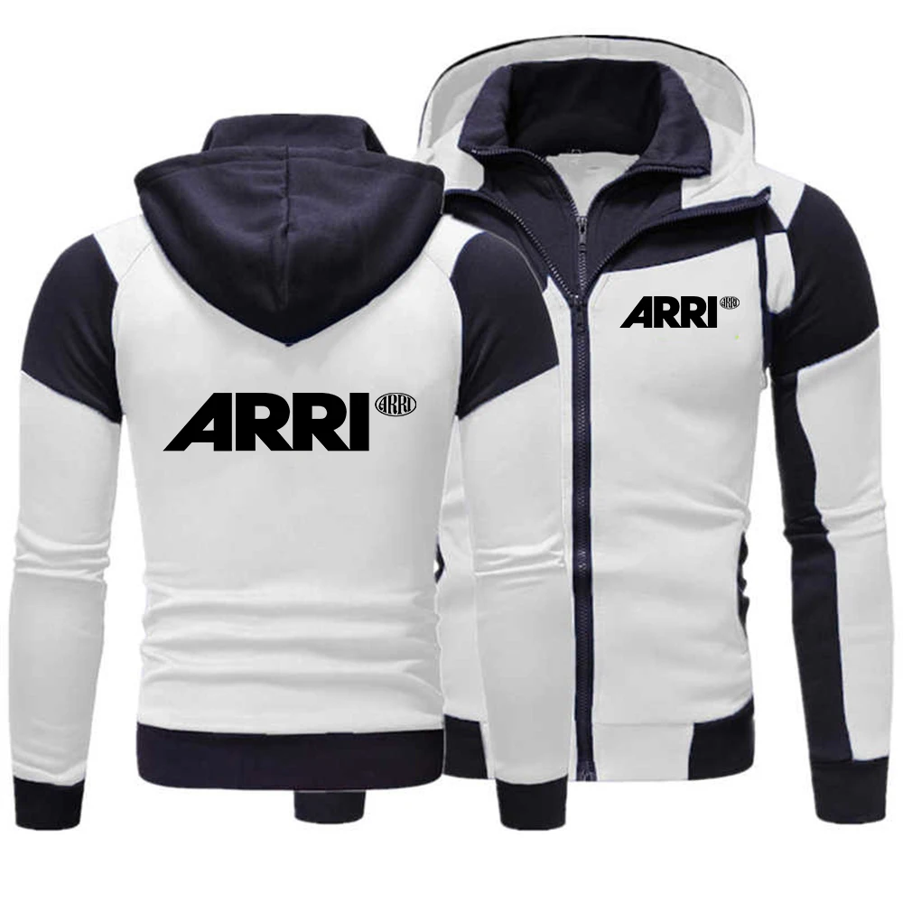 

Tesla ARRI Logo Hooded Men's Slim Fit Casual Sweatshirt, Spring/Fall 2022 Fashion Double zipper outdoor Casual jogging men's wea