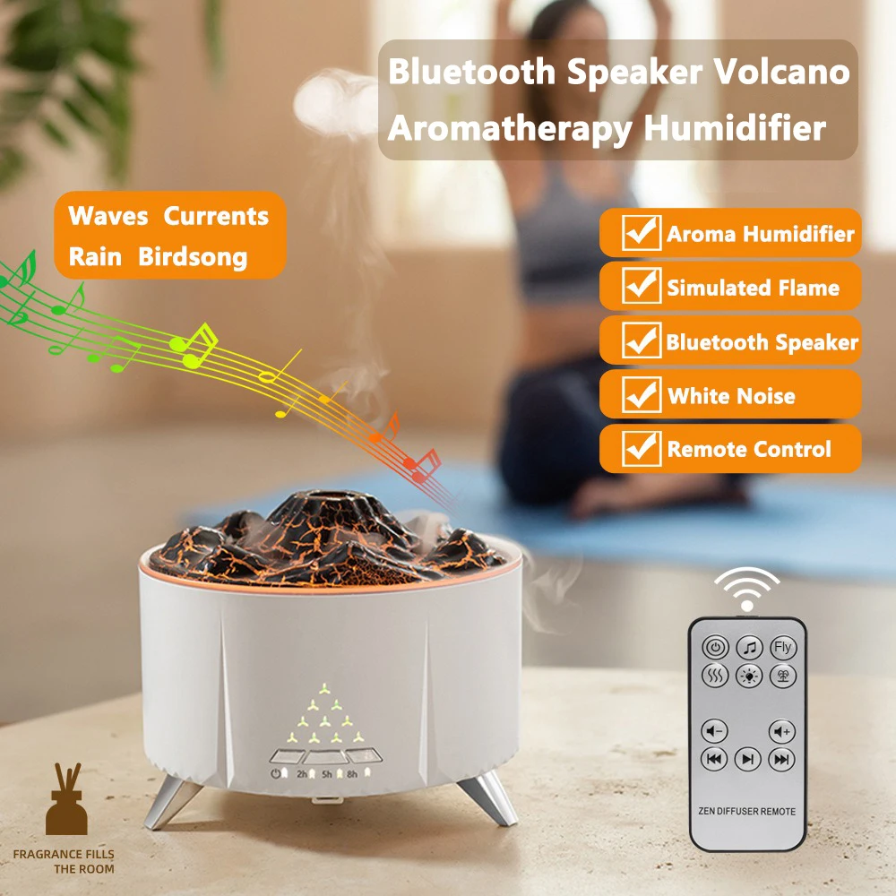 Sleep Aid White Noise Bluetooth Speaker Essential Oil Diffuser Bedroom Humidifier With Remote