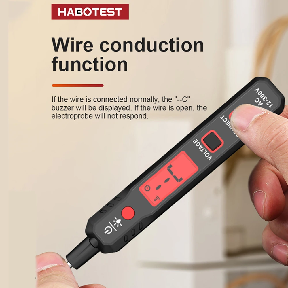 Бесконтактный Тестер Напряжения HABOTEST HT89 12 ~ 300 В переменного тока