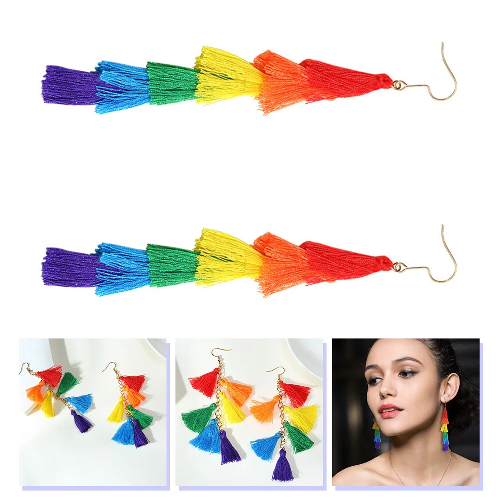 

2 пары, висячие серьги