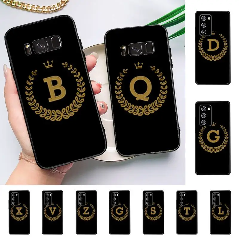 

Crown Letter Phone Case for Samsung Note 5 7 8 9 10 20 pro plus lite ultra A21 12 72