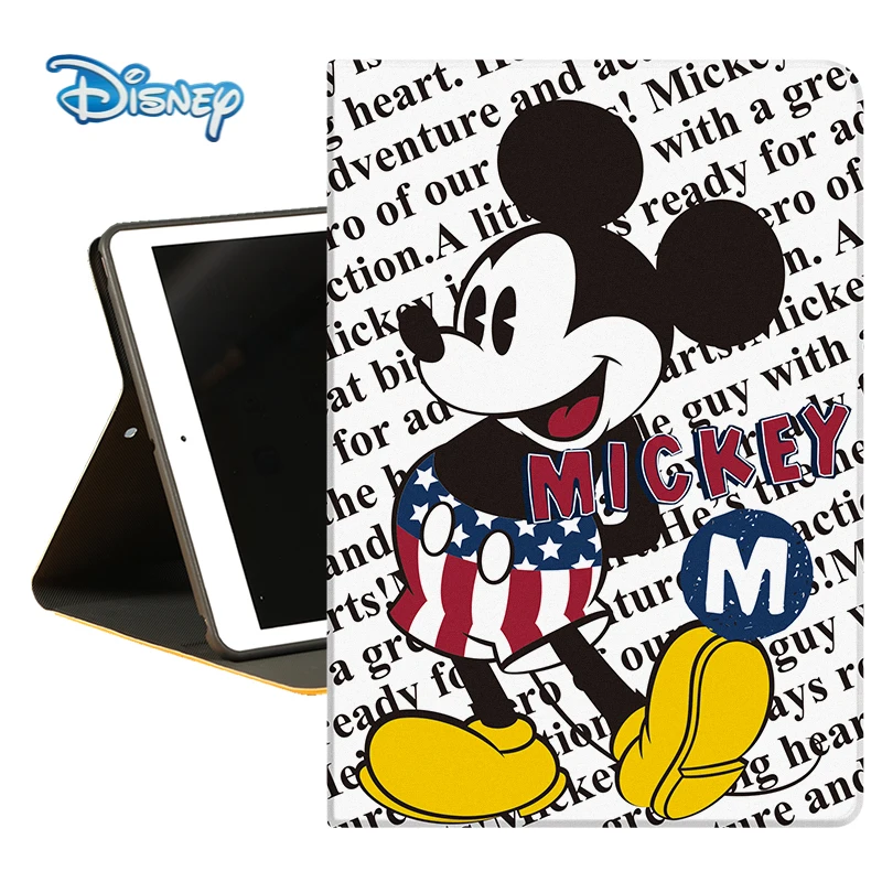 

Disney Mickey Tablet Case for IPad Air 1 2 3 4 Mini 5 6 Pro 9.7/10.2/11inch 2021 2020 2019 Kawaii Protective Cover Back Funda