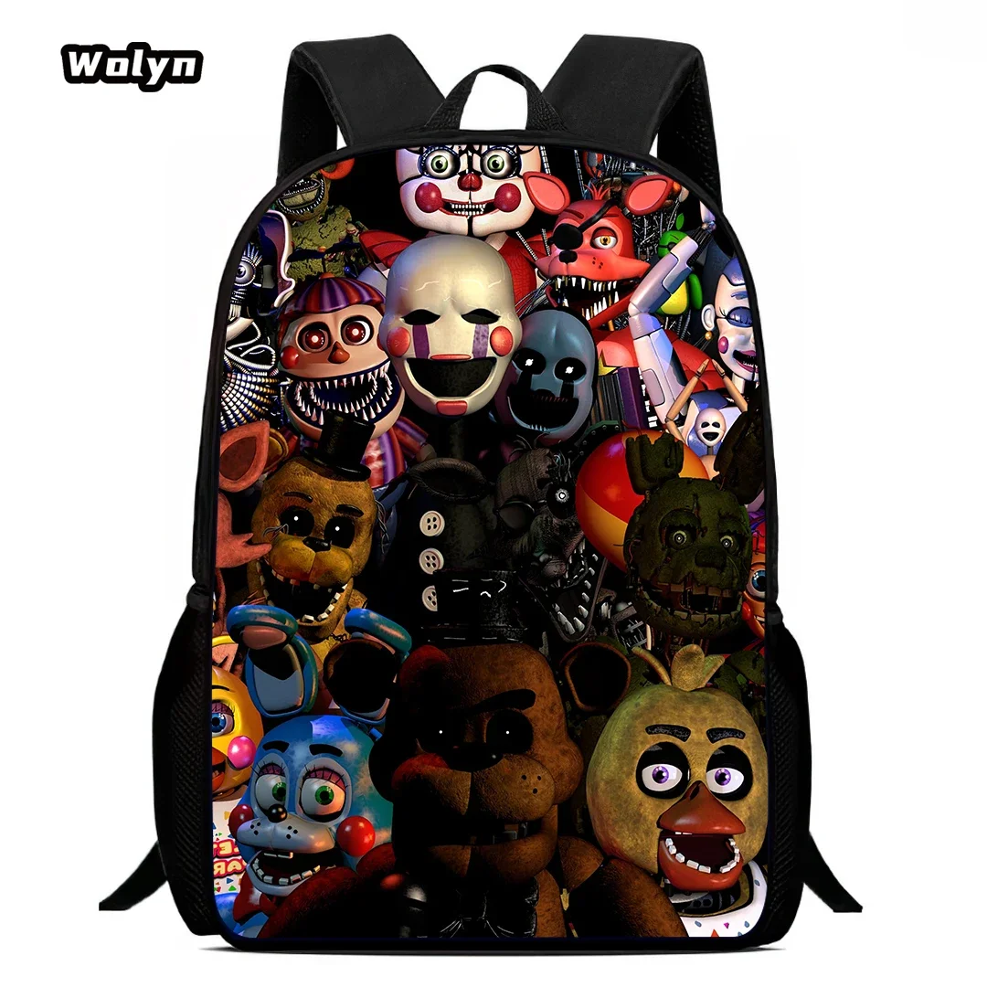 Школьный рюкзак с героями аниме F-Five N-Nights at F-Freddys FNAF школьная сумка мультфильмов
