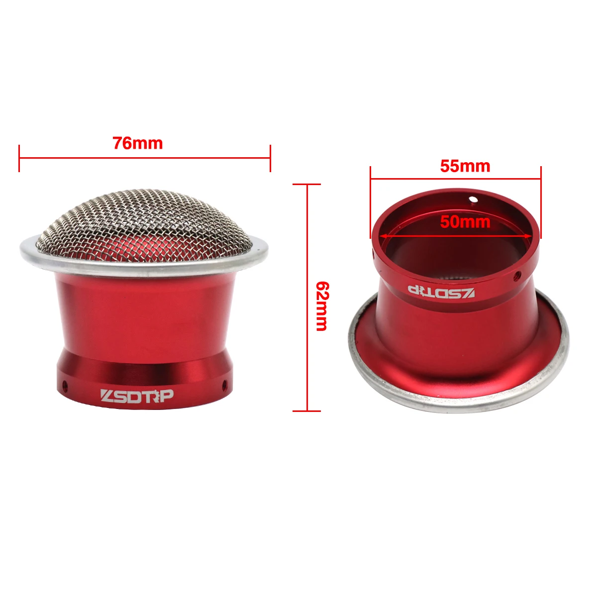 Впускной воздушный фильтр Alconstar для мотоциклетного двигателя алюминиевый