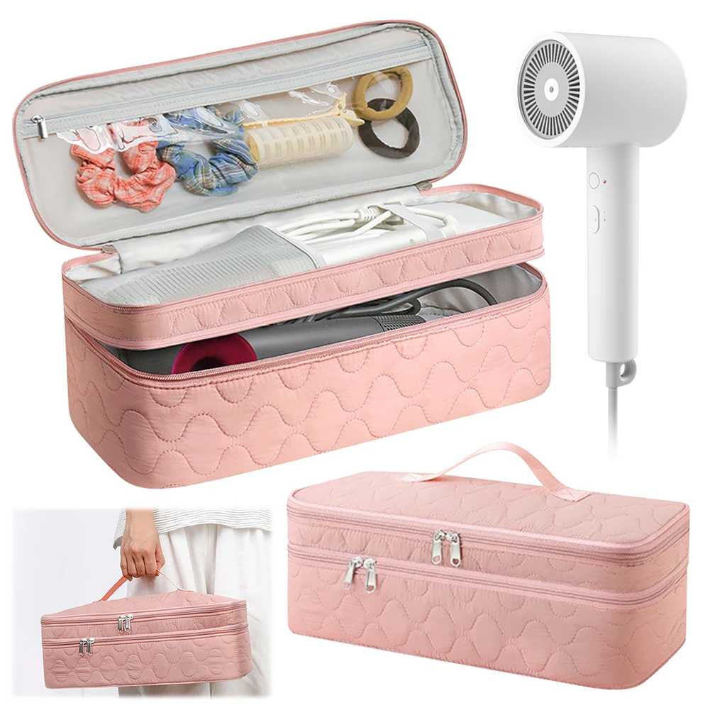 Портативная Двухслойная Дорожная Сумка-органайзер Для Фена