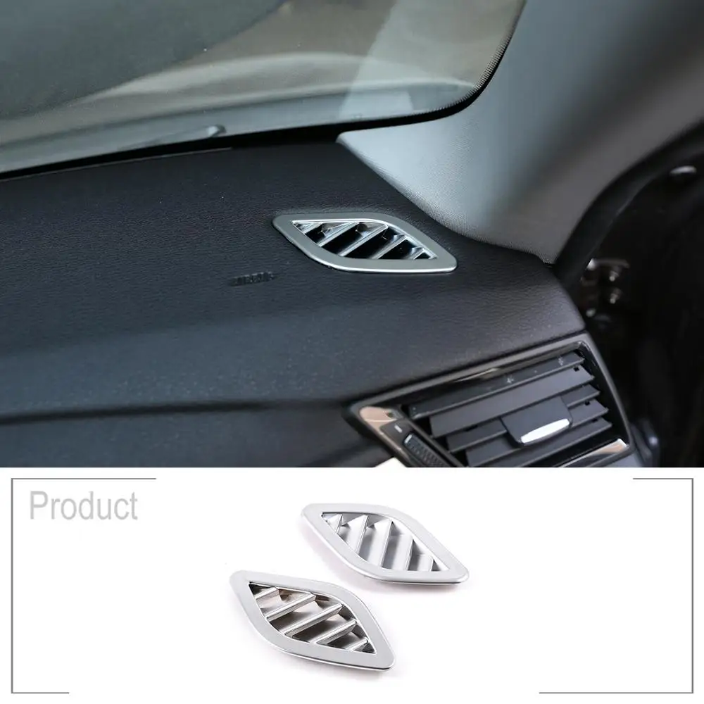 

ABS хром для BMW X1 E84 2011-2015 Автомобильная приборная панель вентиляционная рамка отделка Аксессуары 2 шт.