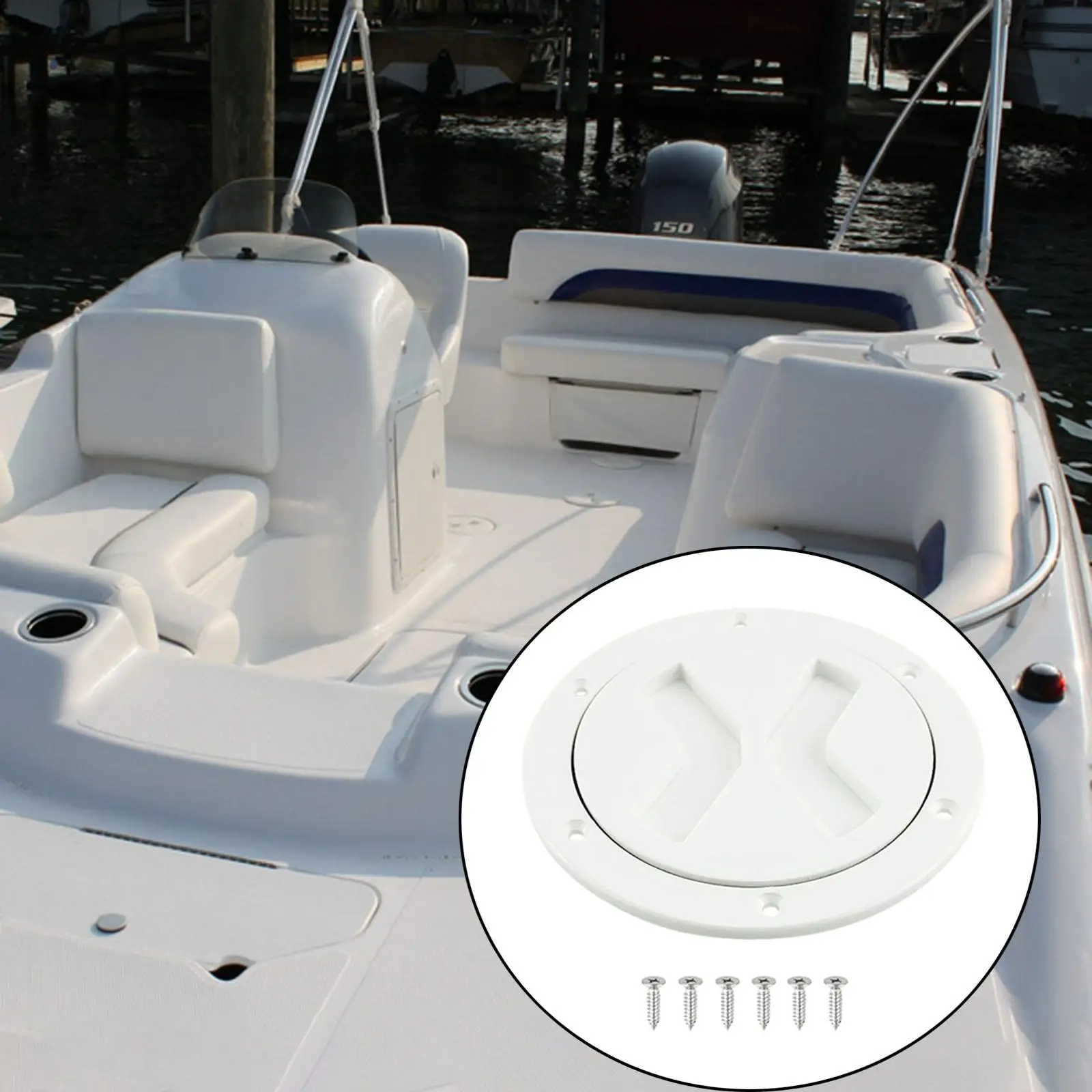 

Boat 4 inch Round Easy to Install Fit for Speedboat