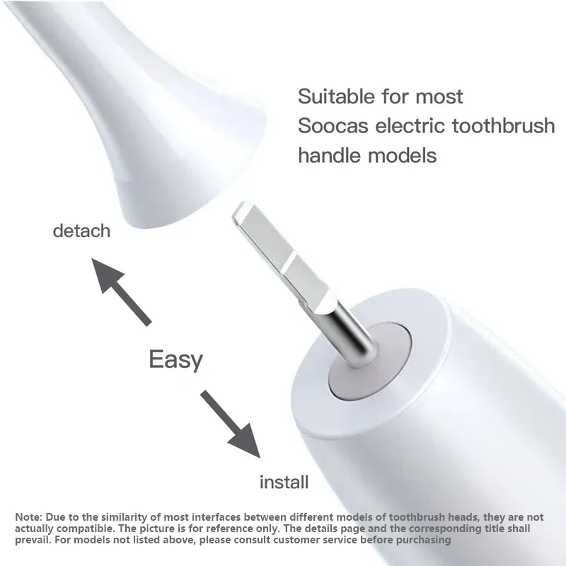 Сменные Насадки Для Зубных Щеток С Мягкой Щетиной 10 Шт. Электрических SOOCAS X3/X3U/X5