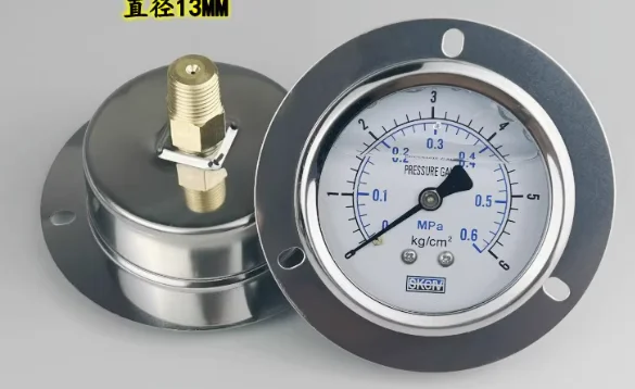 

Нержавеющая сталь YN60ZT с осевой кромкой, ударопрочный манометр 1/4PT M14*1,5, вакуумметр, давление масла и воды