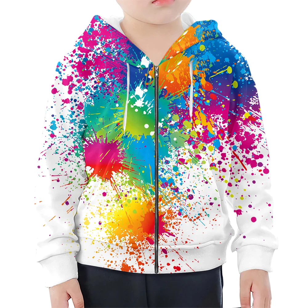 

Woman Hoodies Girls zip up Anime Hooded Oversized High Quality zipper Y2K Young Sweat-Shirts Long Sleeve Female Teenagers Kids