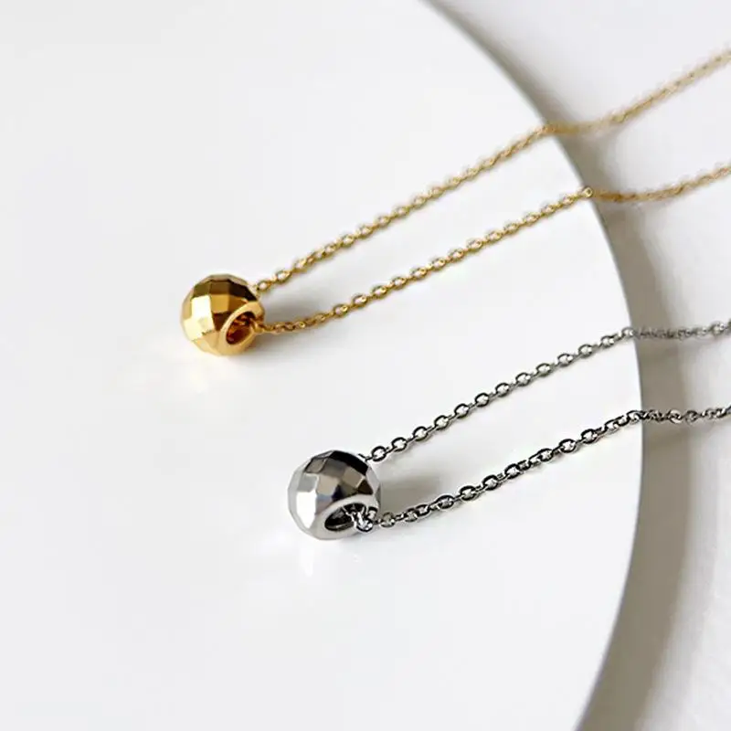 Новинка 2025 простое и универсальное геометрическое изогнутое круглое ожерелье с