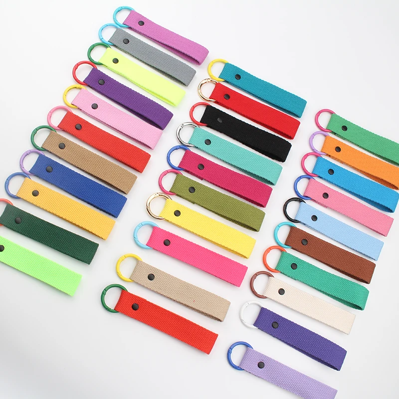 Холщовый ремешок для ключей брелок от машины мотоцикла женщин мужчин рюкзака