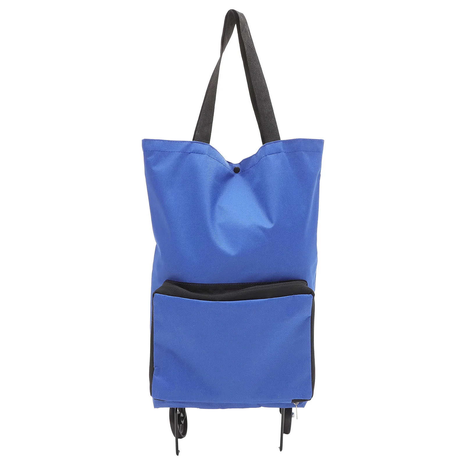 

Tug Bag Collapsible Shopping Bags Fold Trolley Foldable Storage Wheels Reusable Grocery Large Folding For Tie Rod Cart with