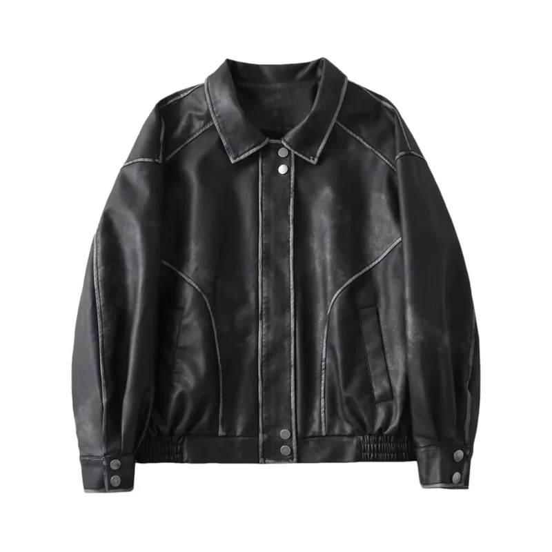 Рисунок 5 - Мотоциклетное кожаное пальто для