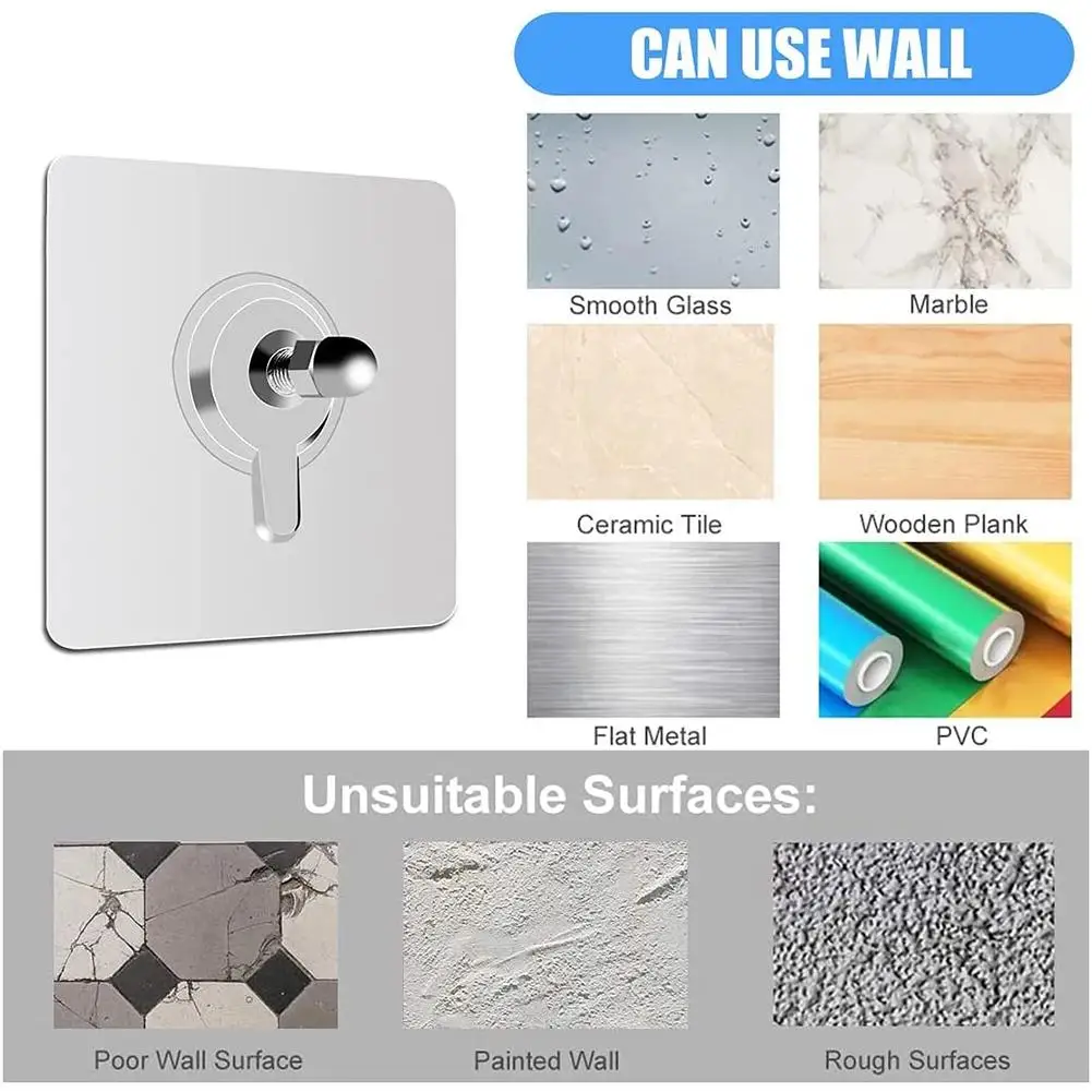 10 шт. крючок-вешалка для винтов прозрачный настенный крючок Вешалка без