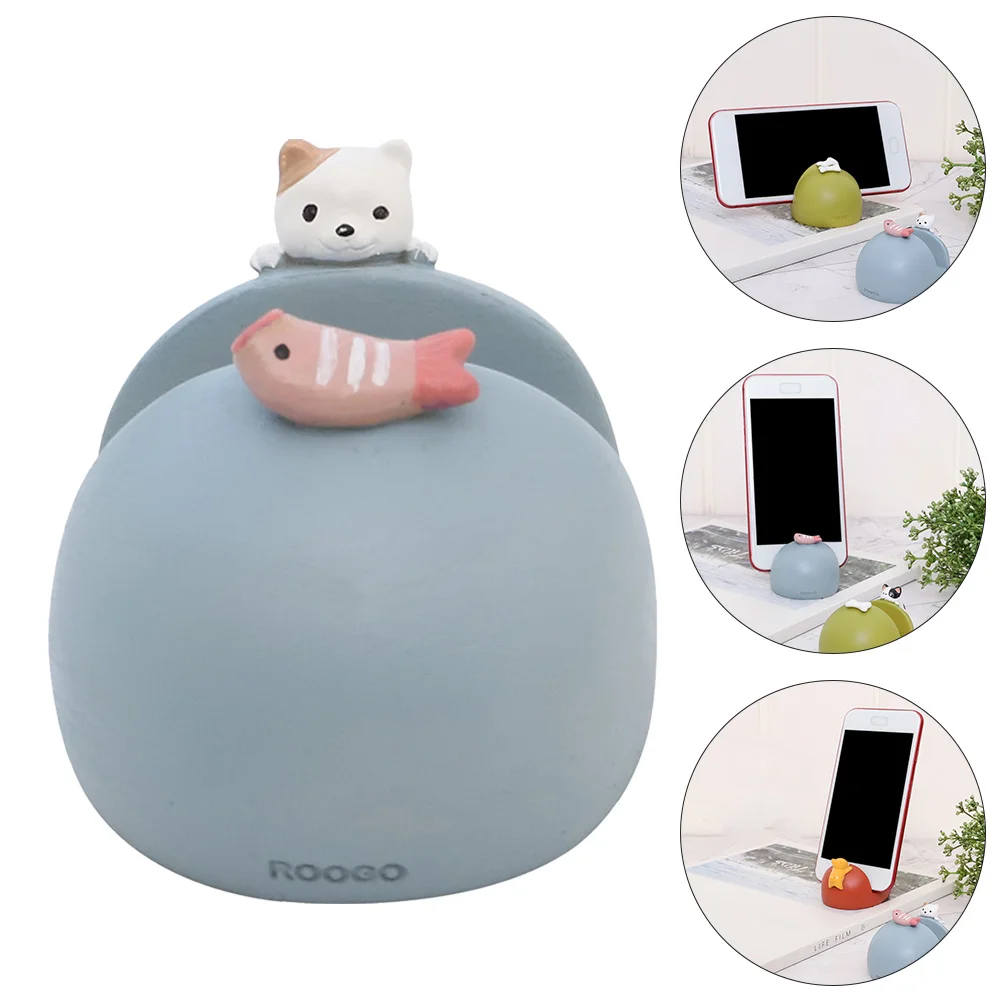 

Standholder Desktop Tabletcradle Mobile Decorationdeskanimal Cell Cartoon Cat Car Tabletop Party Adornment Table Home