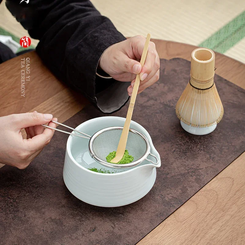 4 шт. чайный сервиз кисть многоразовая ложка для венчика матча просто китайский