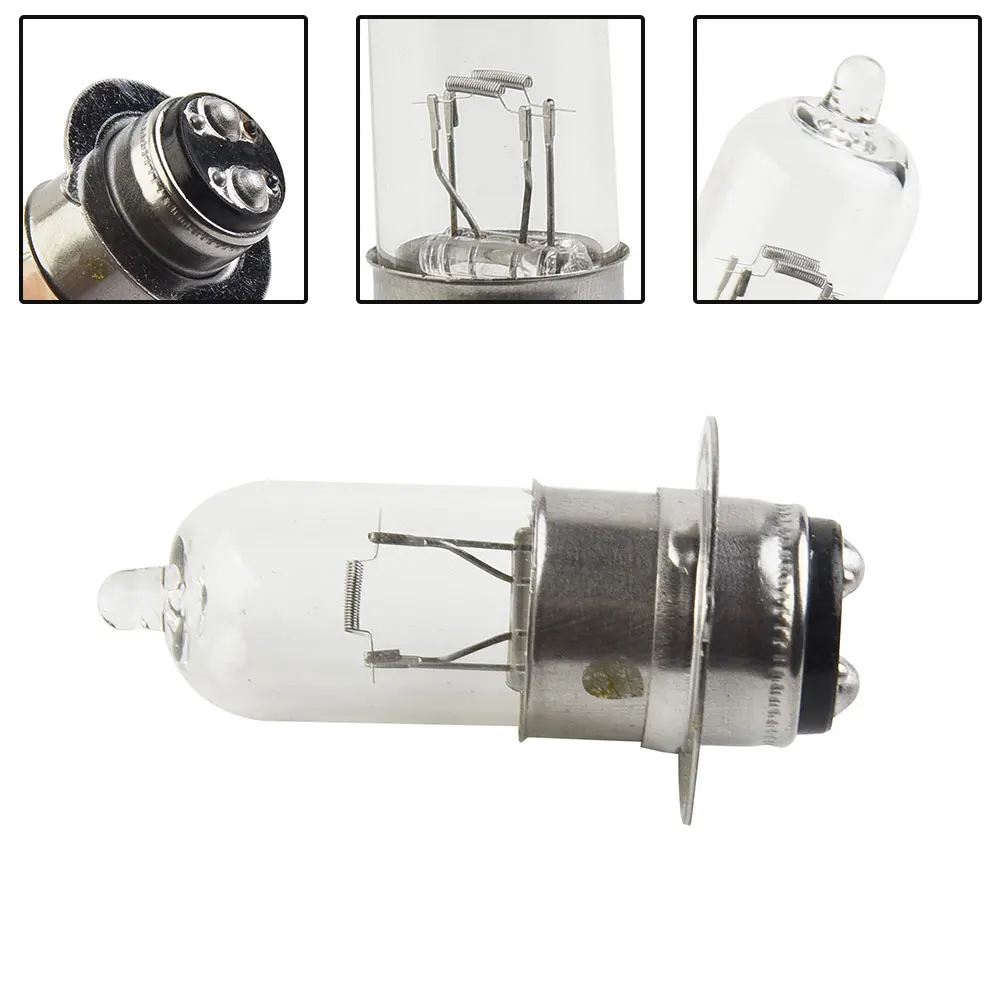 

H6 T19 P15D DC12V 25W White Headlight Bulbs Lamps For Motorcycle Electric Vehicles Headlight Halogen Bulb Xenon White Light
