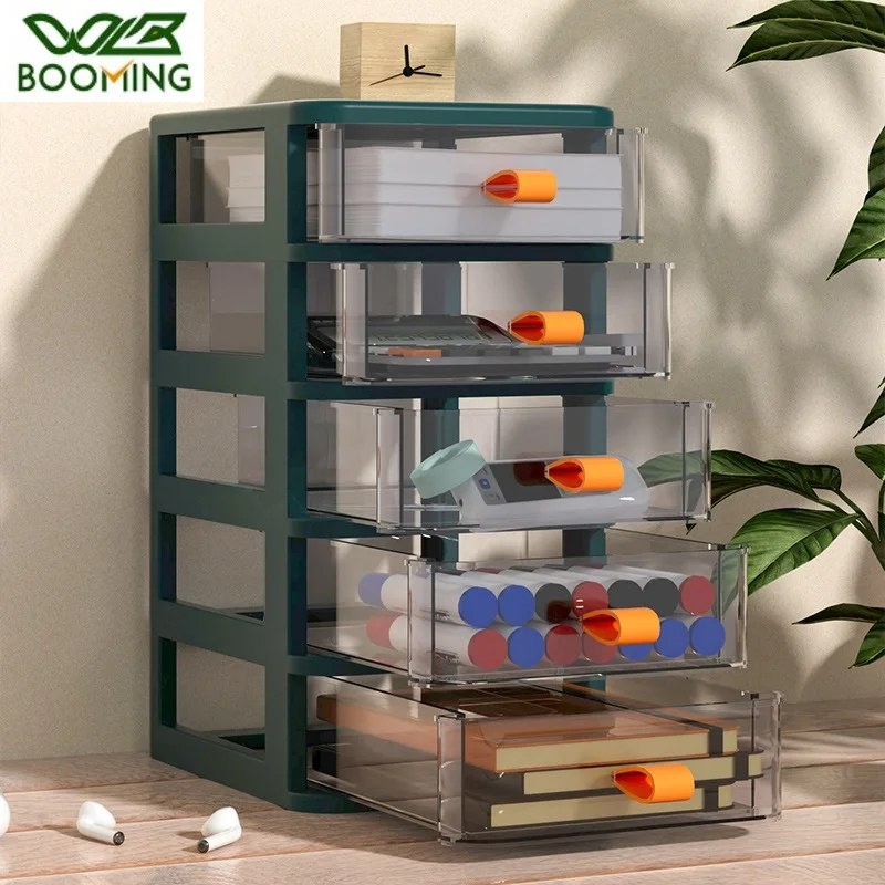 

WBBOOMING Multi-layer Drawer Plastic Office Storage Small Box And Bin Desk Finishing Artifacts Stationery Sundry Organizerr