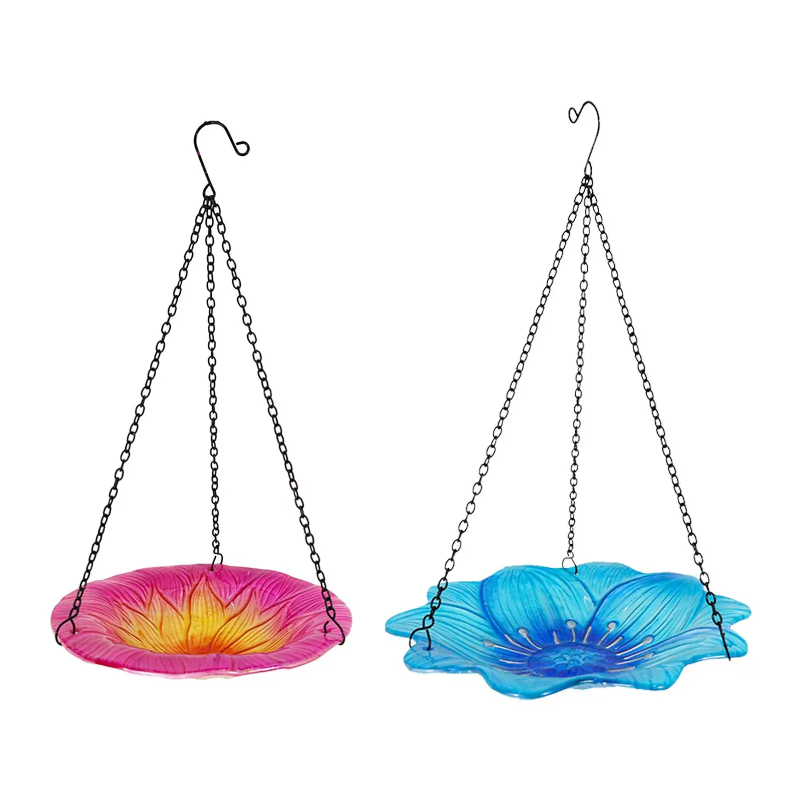 Hanging Bird Tray With Hook Bird Waterer For Outside Patio Backyard Garden Yard