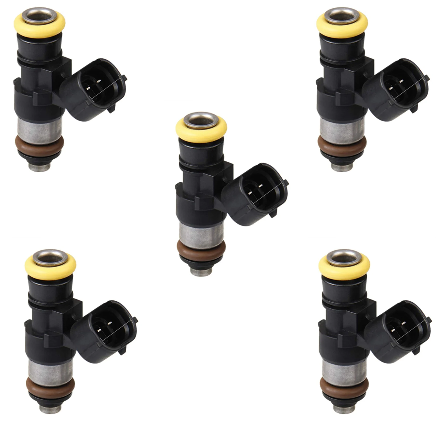 

5X Fuel Injector High Impedance 210Lb 2200Cc Gas Petrol Methanol 0280158821