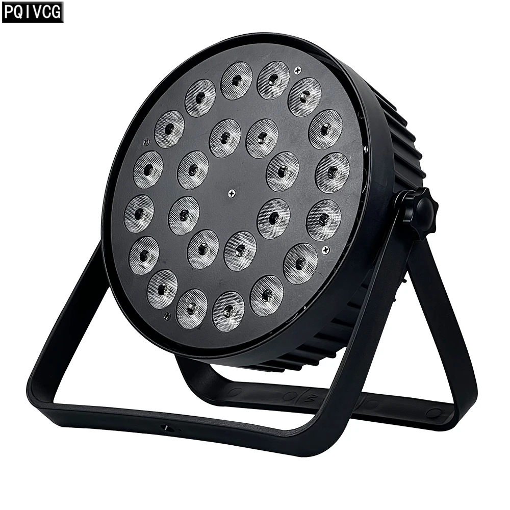 

New ! 24x12w RGBW 24x18w RGBWA UV Led Par Light DMX Strobe Light Fullo Color DJ Lights ABS Flat Par Light
