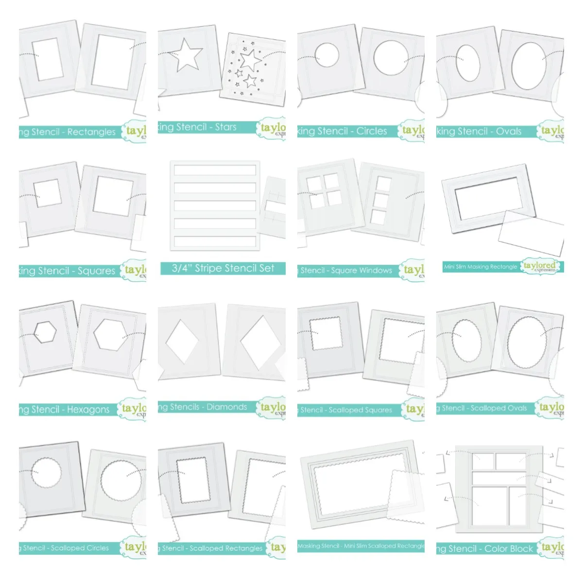 

Rectangle Stencil for Scrapbooking Album Decoration Craft for Paper Photo DIY Greeting Card Making New Arrive 2022 Hot