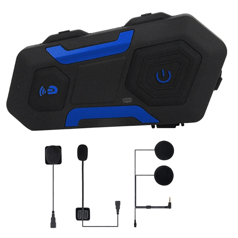 

V3 PLUS Motorcycle Helmet Bluetooth Headset BT5.0 Double 1400M Intercom Riding Wireless Call Headset IP65 Waterproof