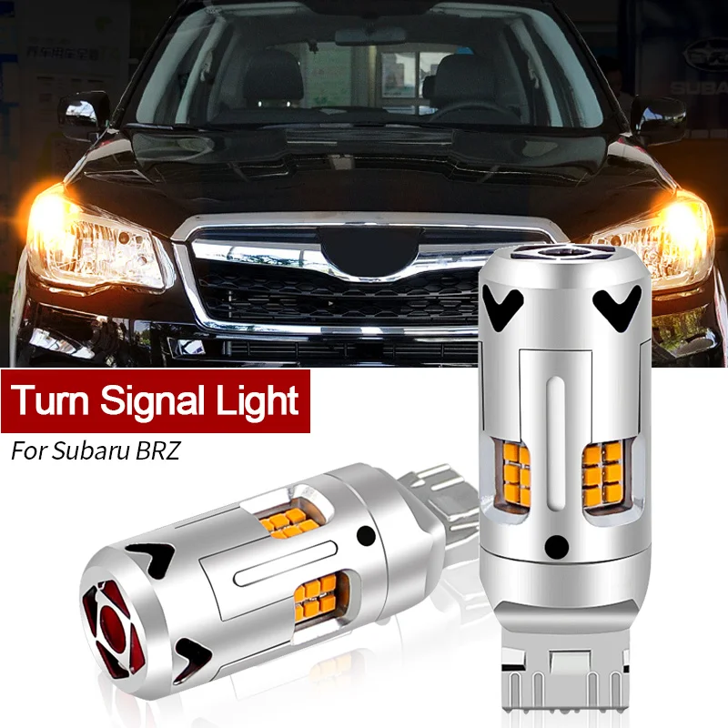 

2pcs LED Turn Signal Light Blub Lamp WY21W T20 7440A Canbus For Subaru BRZ Forester Impreza Legacy Levorg Outback Trezia XV