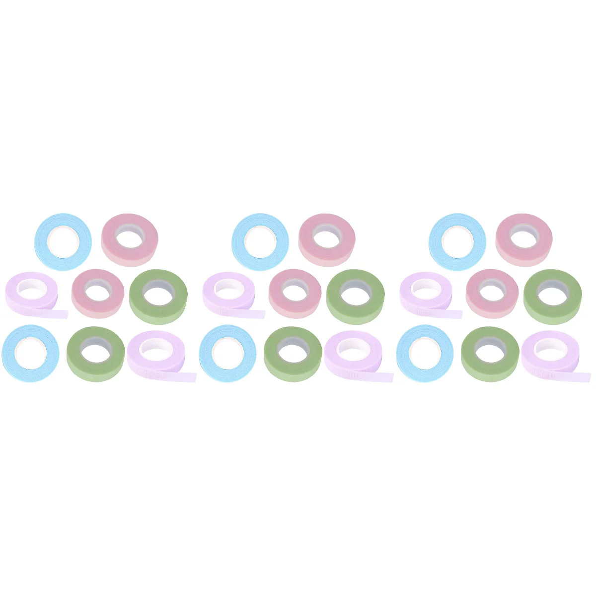 

24 Rolls Eyelash Tapes Adhesive Eyelash Fixed Tapes Eyelash Grafting Belts