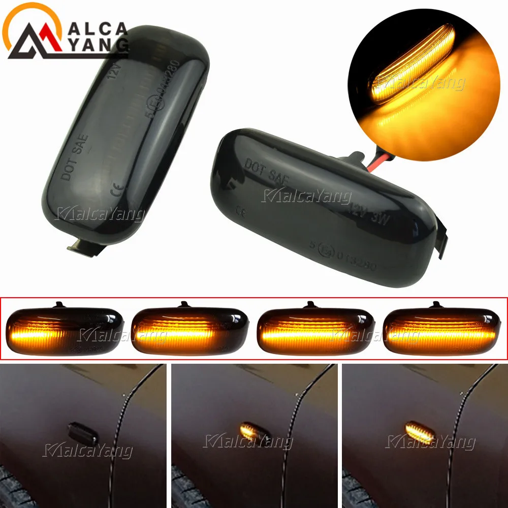 Светодиодный динамический боковой указатель поворота для Audi A3 S3 8P A4 S4 RS4 B6 B7 B8 A6 S6