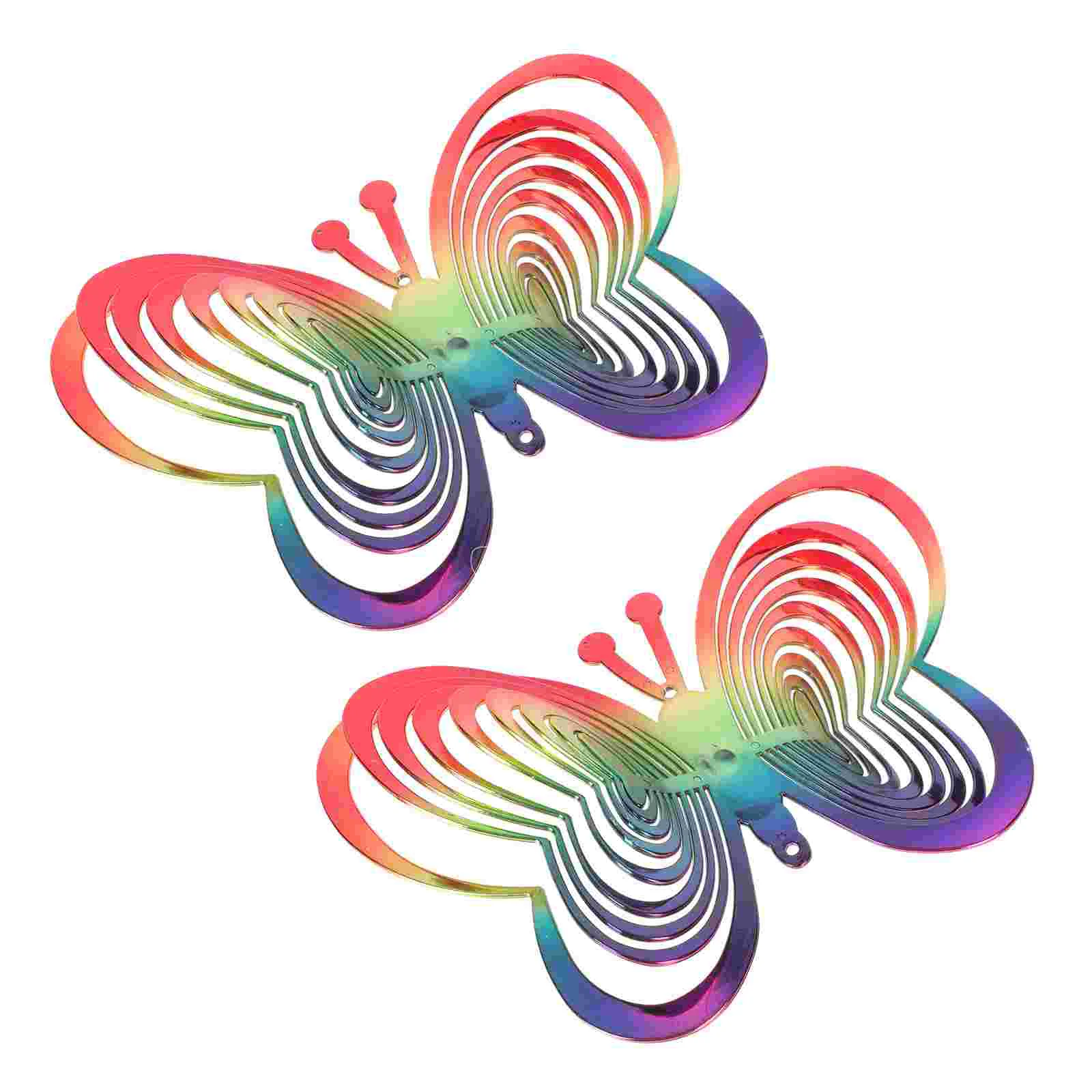 

Отпугиватель птиц в форме бабочки, ветрозащитная ворона, ветряная мельница для сада, 2 шт.