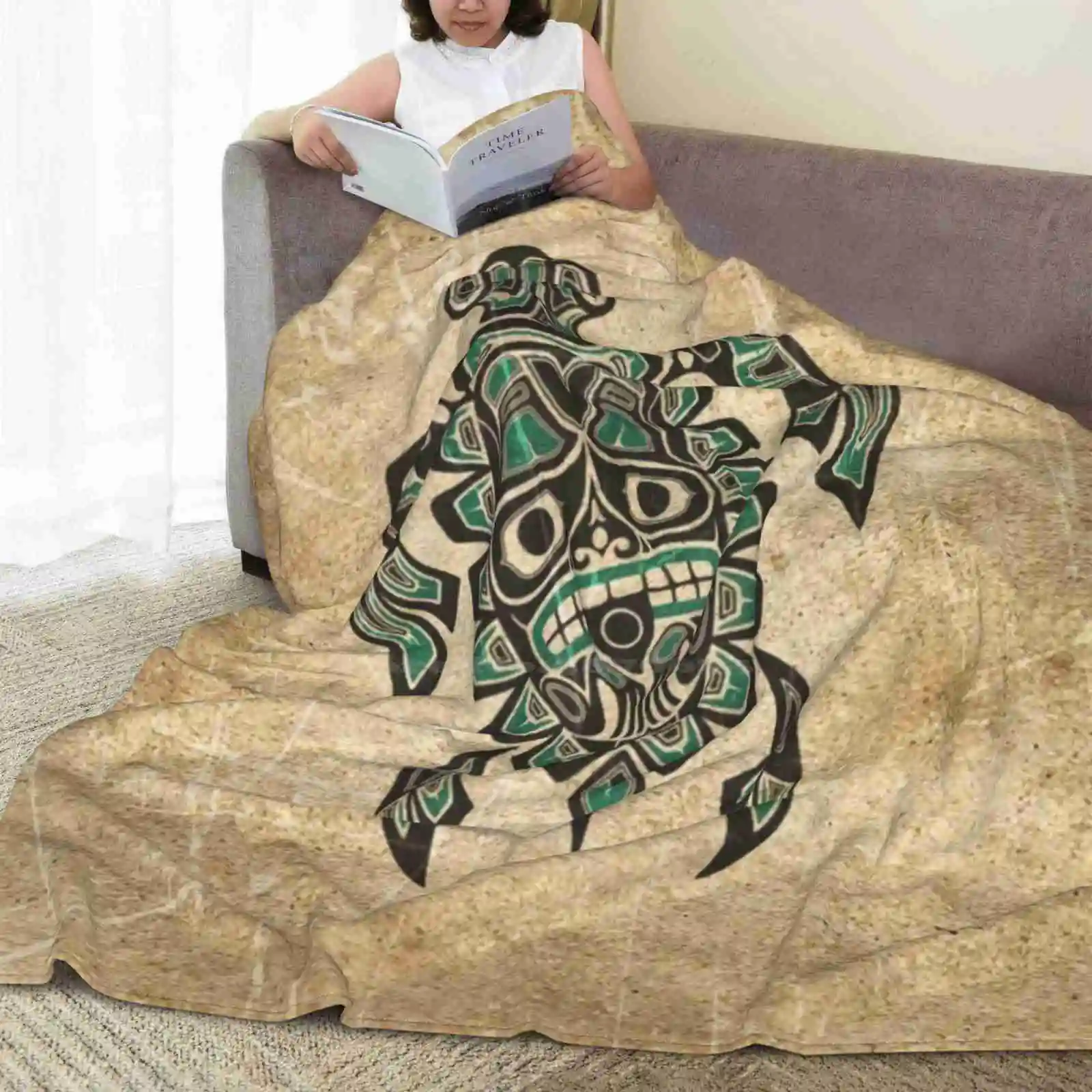 Голубая и черная морская черепаха Haida Spirit низкая цена новый принт Новинка модное