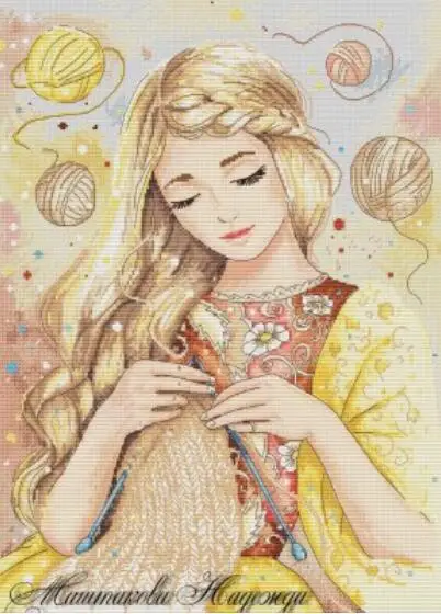 

M200611Home Fun Cross Stitch Kit Package Greeting Needlework Counted Cross-Stitching Kits New Style Joy Sunday Kits Embroidery