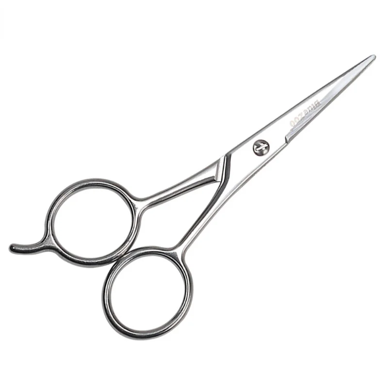 

Big Ring Scissors Nose Hair Beard Eyebrow Stainless Steel Beauty Scissor Silver Color Gift for Father