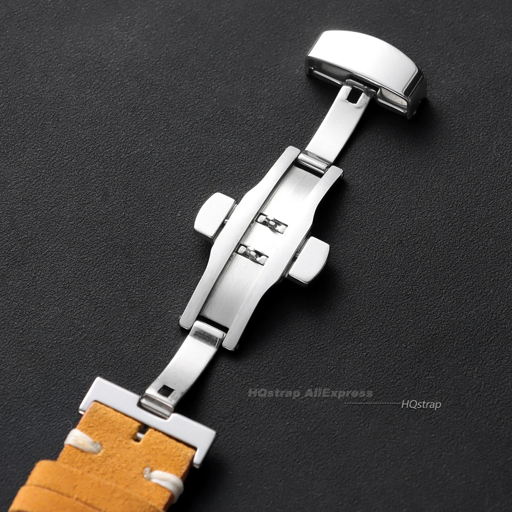 Фото Замшевый кожаный ремешок для часов 18 мм 20 мм 22 мм для Samsung Watch4/5/6/7 40 мм 44 мм Classic для часов Huawei GT6/5/4 Универсальный браслет №5