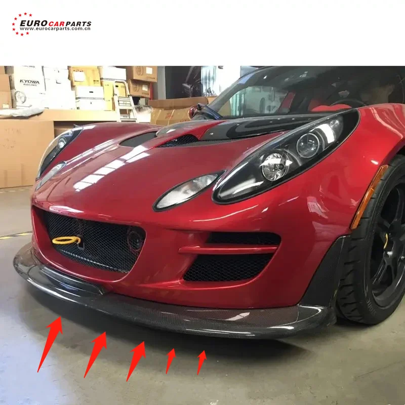 Диффузор переднего бампера из углеродного волокна LTS Exige S2 Style