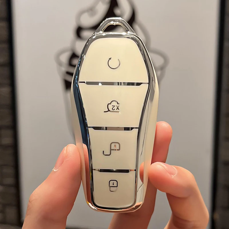 

Чехол для автомобильного ключа из ТПУ для BYD Han Ev Tang Dm/Qin PLUS/Song Pro/MAX/Yuan Dolphin E2, защитный чехол для автомобильных ключей, автомобильные аксессуары