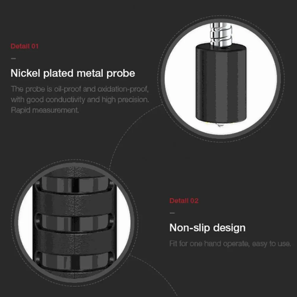 

Brake Fluid Tester Pen Practical One-key Button Easy Operation for Car Brake Fluid Tester Brake Oil Detector