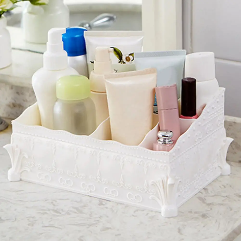 Большая корзина для хранения косметики из АБС-пластика универсальный органайзер