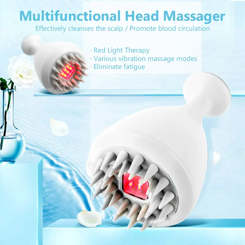 

Electric Head Massage Health Care Antistress Relax Body Massagem Deep Tissue Wireless Scalp Massager Prevent Hair Loss Relieve